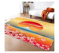 YGMNQAL Pink Cherry Blossom Rug Romantic Floral Spring Carpet Non-Slip Floor Mat For Girl'S Bedroom, Bedside & Living Room(Y-250731014251,180x260cm(70x101in))
