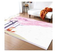 YGMNQAL Pink Cherry Blossom Rug Romantic Floral Spring Carpet Non-Slip Floor Mat For Girl'S Bedroom, Bedside & Living Room(Y-250731014260,80x160cm(31x62in))