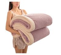 YGMNQAL Plaid para Sofá Manta Gruesa de Terciopelo con Letras en Relieve for Invierno, tamaño Queen, Gruesa, for Cama Doble, acogedora y cálida, for sofá.(Purple,200x230cm)