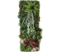 YGMNQAL Planta Artificial Colgante 15,74 * 47,24 Pulgadas Planta Artificial césped Plantas Decorativas Hierba Panel de Pared seto de boj telón de Fondo for decoración del hogar(Style 27)