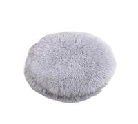 YGMNQAL Plush Cat Bed Mats Round Pet For Cats Small Dogs Soft Fleece Sleeping Mat Kitten Puppy Nest Cushion Accessories(Rose,L Diameter 57 cm)