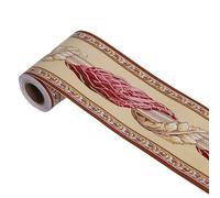YGMNQAL Rodapies Autoadhesivo Línea de cintura impermeable de PVC de 10 metros, estilo Pastoral, autoadhesivo, línea de rodapié de pared, papel tapiz, decoración(13)