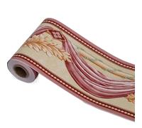 YGMNQAL Rodapies Autoadhesivo Línea de cintura impermeable de PVC de 10 metros, estilo Pastoral, autoadhesivo, línea de rodapié de pared, papel tapiz, decoración(04)