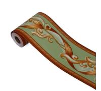 YGMNQAL Rodapies Autoadhesivo Línea de cintura impermeable de PVC de 10 metros, estilo Pastoral, autoadhesivo, línea de rodapié de pared, papel tapiz, decoración(12)