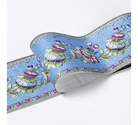 YGMNQAL Rodapies Autoadhesivo Línea de cintura impermeable de PVC de 10CM, línea de rodapié autoadhesiva de mármol y madera, papel tapiz(27)