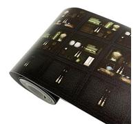 YGMNQAL Rodapies Autoadhesivo Papel tapiz autoadhesivo for bordes, cocina, baño, muebles, pegatinas de PVC, impermeable, 3D, decoración del hogar, línea de patadas de mármol, cintura(WB12 08)