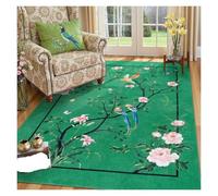 YGMNQAL Rugs For Living Room Floral Birds, Non Slip Soft Low Pile Traditional Oriental Vintage Botanical Nature For Bedroom(Q-2508266619,180x200CM)