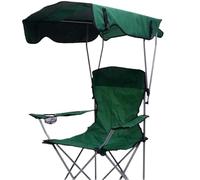 YGMNQAL Silla Director Plegable Silla De Director Portátil For Dormitorio Al Aire Libre con Toldo, Silla De Playa For Siesta, Silla Plegable For Acampar(Green)