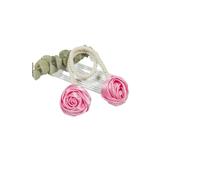 YGMNQAL Simple Handmade Rose Multi-Color Curtain Tiebacks and Ornaments, Suitable For Living Room and Bedroom Home Decoration(Pink)