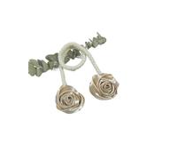 YGMNQAL Simple Handmade Rose Multi-Color Curtain Tiebacks and Ornaments, Suitable For Living Room and Bedroom Home Decoration(Champagne)