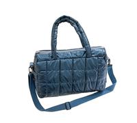 YGMNQAL Space Padded Cotton Handbag Big Capacity Shoulder Bag Waterproof Nylon Travel Down Crossbody Purse Bolsa(Color1)