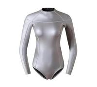 YGMNQAL Traje de Buceo Trajes de Neopreno sin Espalda de 2 mm Trajes de baño de Buceo Libre Traje de baño de Bikini siamés Traje de baño con Medias Traje de Medusa Talla S-XXL(White,S)