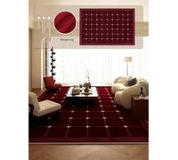 YGMNQAL Vintage Red Living Room Carpet with Retro Ethnic Style Christmas Decoration For Home Furnishings(Color 1,100x150cm 40x59inch)