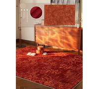 YGMNQAL Vintage Red Living Room Carpet with Retro Ethnic Style Christmas Decoration For Home Furnishings(R-5,100x160cm 40x63inch)