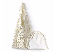 YGMNQAL Vintage Woven Flower Tote Bag Polyester Fiber Hollow Out Embroidered Handbag Has Inner Pocket Large Capacity(Beige)