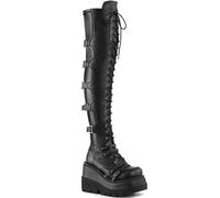 YGMNQAL Wedges Long Boots For Women Autumn Winter Over-the-knee High Platform Heel Gothic Botas Altas(Color39)