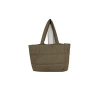 YGMNQAL Winter Duffel Bag For Women Big Totes Female Plaid Shoulder Bags Padded Handbags Light Weight Down Cotton Large Capacity(Dark Brown)