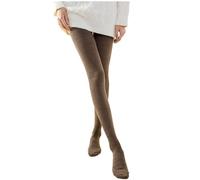 YGMNQAL Winter Thigh High Cotton Socks For Women 80-100cm Stockings Lengthened Over The Knee Slim(Coffee)