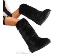 YGMNQAL Women's Over-The-Knee Boots High Winter Snow And Cashmere Leg Warm Non-Slip Soles(B,39)