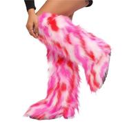 YGMNQAL Women's Over-The-Knee Boots High Winter Snow And Cashmere Leg Warm Non-Slip Soles(J,39)