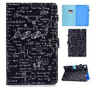 YGoal Funda para Galaxy Tab S6 Lite 10.4 - Multiángulo PU Cuero con Soporte para lápiz táctil y Ranuras Folio Carcasa para Samsung Galaxy Tab S6 Lite 10.4 P615/P610, Equation