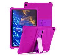 YGoal Funda para Lenovo Tab M10 FHD Rel - Cubierta Protectora a Prueba de choques Suaves para niños de Peso liviano Silicona Case Cover para Lenovo Tab M10 FHD Rel TB-X605FC/X605LC, Púrpura