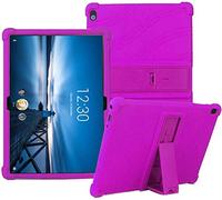 YGoal Funda para Lenovo Tab P10/M10 - Cubierta Protectora a Suaves para niños de Peso liviano Silicona Case Cover para Lenovo Tab P10/M10, Púrpura