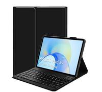 YGoal Teclado Funda para Redmi Pad SE, [QWERTY Inglés Layout] Slim PU Cuero Funda con Desmontable Wireless Teclado para Redmi Pad SE 11, Negro