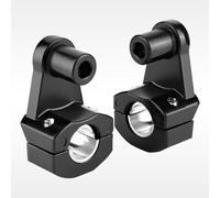YGOHFKKX Altura Manillar Motocicleta Manillar Universal para Motocicleta Todoterreno 22 A 28 Mm con Tubos Verticales Ajustables Y Elevador Altura Asiento 51 Mm.