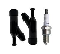 YGQ 2 tapas de bujía GX160 GX200 GX390 GX120 + bujía para generadores Honda Loncin Champion Coleman, bombas de agua y basura, cortadoras de césped