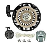 YGQ Conjunto de arranque manual GX160 GX120 GX200 cuerda de tracción negra con polea para motores pequeños Honda Champion Coleman Firman de 5.5 y 6.5 hp