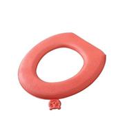 YGSGJSP Funda para Inodoro Cojín de Inodoro Tipo Pasta EVA, Funda Asiento Elevador Mano, Gruesa, Universal for Las Cuatro Estaciones(Orange,4pcs)