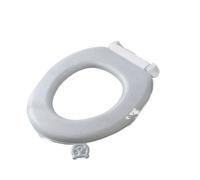 YGSGJSP Funda para Inodoro Cojín de Inodoro Tipo Pasta EVA, Funda Asiento Elevador Mano, Gruesa, Universal for Las Cuatro Estaciones(Grey,4pcs)