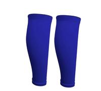 YGSGJSP Mangas de compresión 2 mangas de compresión for pantorrillas for hombres y mujeres, calcetines sin pie for dolor espinilla, correr, apoyo enfermería, atletismo para piernas(Blue,L)