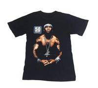 YGT56UYHft 50 Cent Bootleg T-Shirt Unisex All Size S to 3XL Black L
