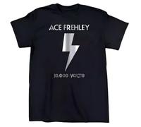 YGT56UYHft Ace Frehley 10,000 Volts T-Shirt Black 3XL