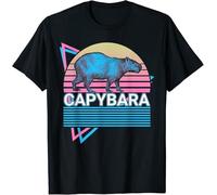 YGT56UYHft Capybara Vintage Retro, Capybara Lovers T-Shirt Black S