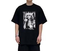YGT56UYHft Don't Be A Lady Be A Legend Vintage T Shirt Black M