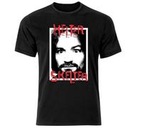 YGTA2awes Charles Manson Helter Skelter T Shirt Black M
