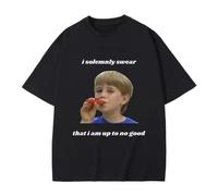 YGTA2awes Kazoo Kid I Solemnly Swear That I Am Up To No God Meme T Shirt Black M