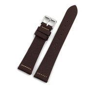 YGUK0J - Correa de reloj de piel auténtica de 16 mm a 22 mm, hecha a mano, estilo vintage, con patrón de palma, para hombres y mujeres, 16mm, Cuero, Sin piedra preciosa