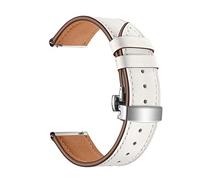 YGUKOJ Banda de cuero de 18 mm correa de liberación rápida Pulsera de banda de reloj compatible con Garmin Vivoactive 4S / Move 3S / Active S/Rey Smart Watch Accesorios(White,For Captain Marvel)