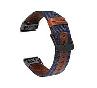 YGUKOJ Correa de piel 22 2. 6 mm Smart Watch Band Quick Release compatible con S60 S62. Correa compatible con Garmin Fenix 6x 6 Pro 5x 5 Plus 3 horas muñeca, Forerunner 935 945