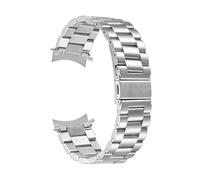 YGUKOJ Sin Brecha Diseño Gear S3 Frontier Band Compatible con Samsung Galaxy Watch 46mm Strap Strap Steal Acero Inoxidable Equipo de Negocio S3 Pulsera clásica(Silver,Gear s3 Classic)