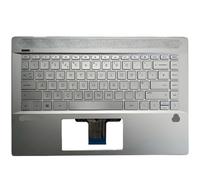 YGUWZ 14-CE TPN-Q207 Compatible con reemplazo de la Cubierta Superior del reposamanos del Teclado del portátil(UK Keyboard)