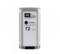 YGUWZ 72 Cartucho de Tinta Compatible con Chip para T790 T610 T620 T770 T795 T1100 T1120 T1200 T1300 Impresoras(Photo Black)