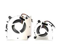 YGUWZ Compatible con Ventilador de refrigeración GF66 GF76 11SC 11UC 11UD 11UE 11UG 12UC 12UD 12UE 12UG 12UGS reemplazo de CPU y GPU para computadora portátil