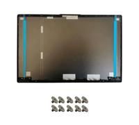 YGUWZ Cubierta de la Caja de la Tapa Trasera de Repuesto Cubierta Trasera LCD bisagras del Bisel Frontal Compatible con el Ordenador portátil 5 15IIL05 15ARE05 15ITL05 15ALC05(Gray A Cover)
