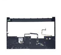 YGUWZ Cubierta Superior de la Carcasa del Teclado del reposamanos con Panel táctil y Lector de Huellas Dactilares Compatible con el Ordenador portátil P50 P51 00UR829 01HY708(C3 TP FR CS Cable)