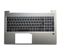YGUWZ Funda Palmrest Cover Probook 455 450 G9 G10 Compatible con teclados de portátiles españoles, Latinos, estadounidenses, británicos y rusos(Latin Backlit)